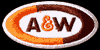 A&W Iron-On Patch �A�C�����p�b�`