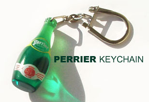 Perrier Keychain �y���G �L�[�`�F�[�m