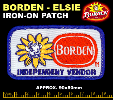 BORDEN'S ELSIE IRON ON PATCH