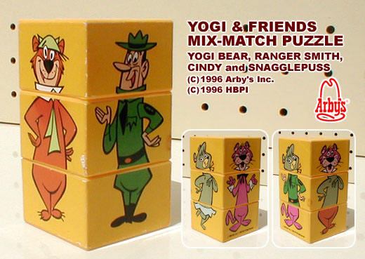 YOGI & FRIENDS MIX-MATCH PUZZLE