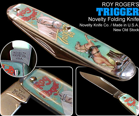 ROY ROGER'S TRIGGER KNIFE ���C���W���[ �g���K�[ �t�H�[���f�B���O�i�C�t