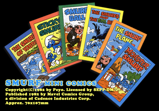 SMURF MINI COMICS